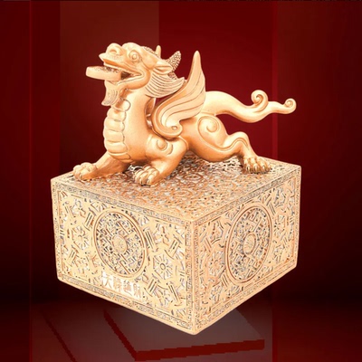 李居明2026马吉祥物/天禄进财大印章正北六白财位摆放九宫方位