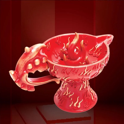 李居明2026年正西位[风火轮]摆件三碧是非位摆放九宫吉祥物