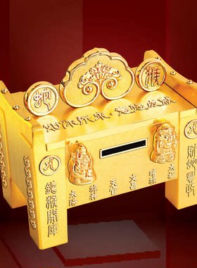 李居明2026年千亿六合财箱马年生肖贵人财箱摆件李居明吉祥物2026