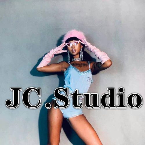 新款爆美蓝色流苏大气演出服酒吧歌手嘉宾GOGO演出连体套装