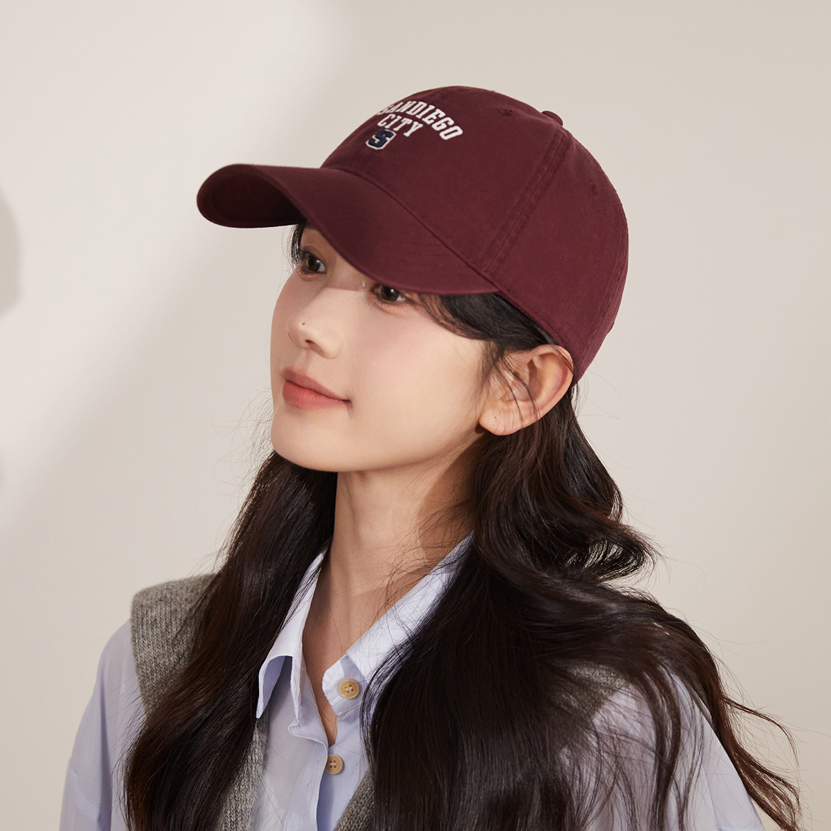 林小橘时尚百搭棒球帽佩戴舒适