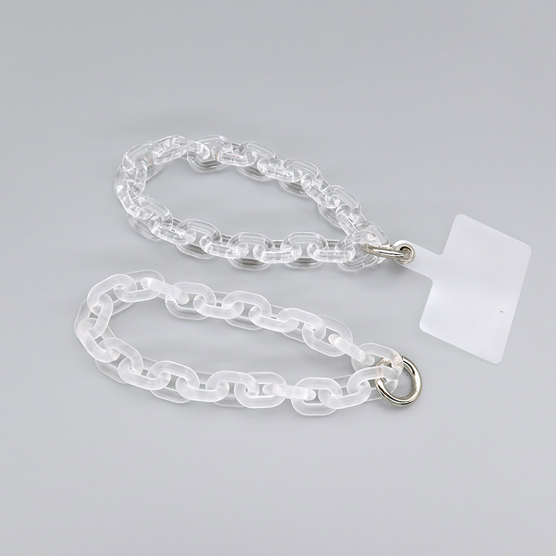 亚克力U形链透明拼接手机链