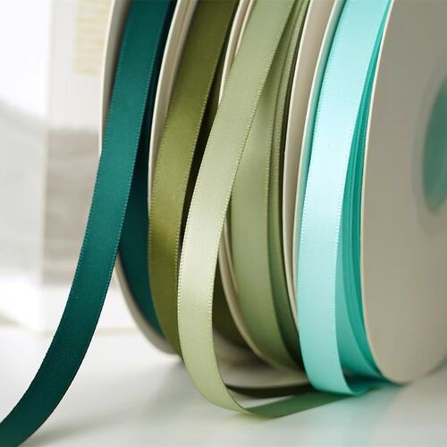 1cm宽双面涤纶丝带高密缎带蝴蝶结丝带织带发饰diy编发绑头发彩带