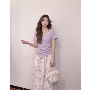 显瘦两件套装 爱依服夏季 新款 DPW0502 微胖定制 IEF