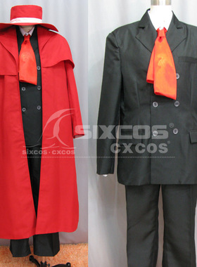 地狱之歌Hellsing 阿尔卡特Alucard COS服定做 Cosplay Costume