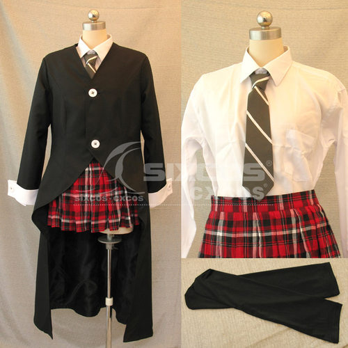 噬魂师-玛嘉 COS服装定做 SOUL EATER-Maka Albarn Cosplay