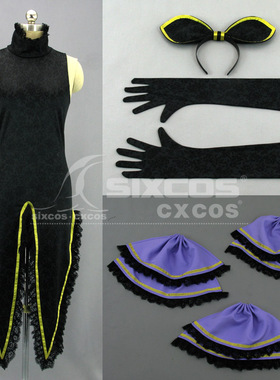 V家VOCALOID 亚种鏡音 COS服装定做Kagamine Rin Cosplay Costume