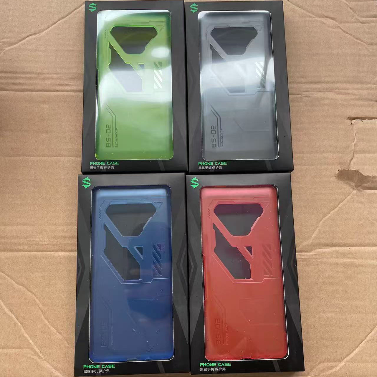 黑鲨4/4Pro/4S/4sPro4RS/5Rs荧彩手机壳保护壳彩色荧光原装防摔防滑官网同款全包磨砂个性潮牌散热