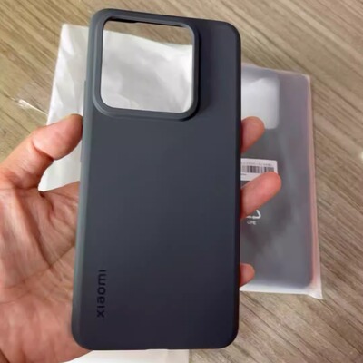 适用于小米14拆机自带壳小米14pro原装正品手机壳红米note14黑色简约防摔保护套