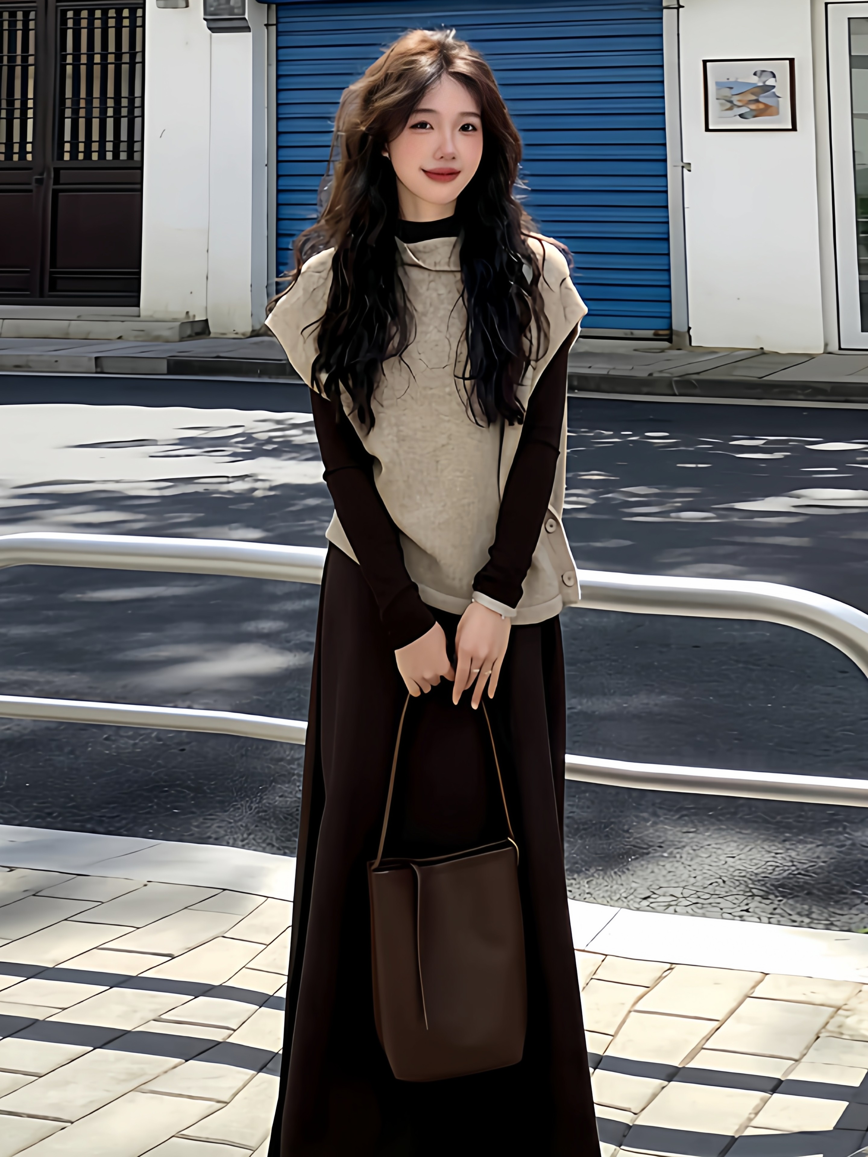 韩系慵懒风毛衣连衣裙子女冬装2026新款超火小香风穿搭一整套装女,女装/女士精品,时尚套装,淘宝优惠券,粉丝福利购,淘宝优惠卷