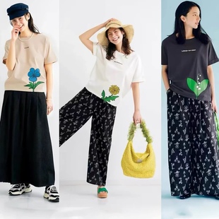 舒适亲肤有大码 印花纯棉T恤 合作款