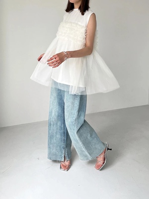 Z-6 圆领无袖高克重棉休闲纱纱背心