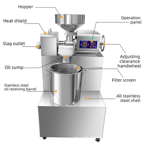 110V/220V   Commercial Oil press machine  P30,Oil Extractor
