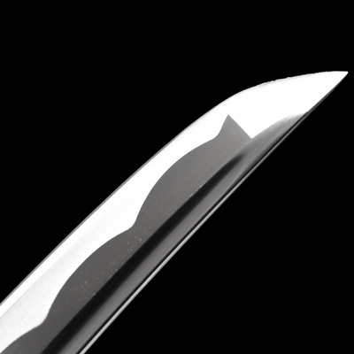 未开刃刀剑1045中碳钢素装短刀一体硬宝剑冷兵器日式指挥刀未开刃