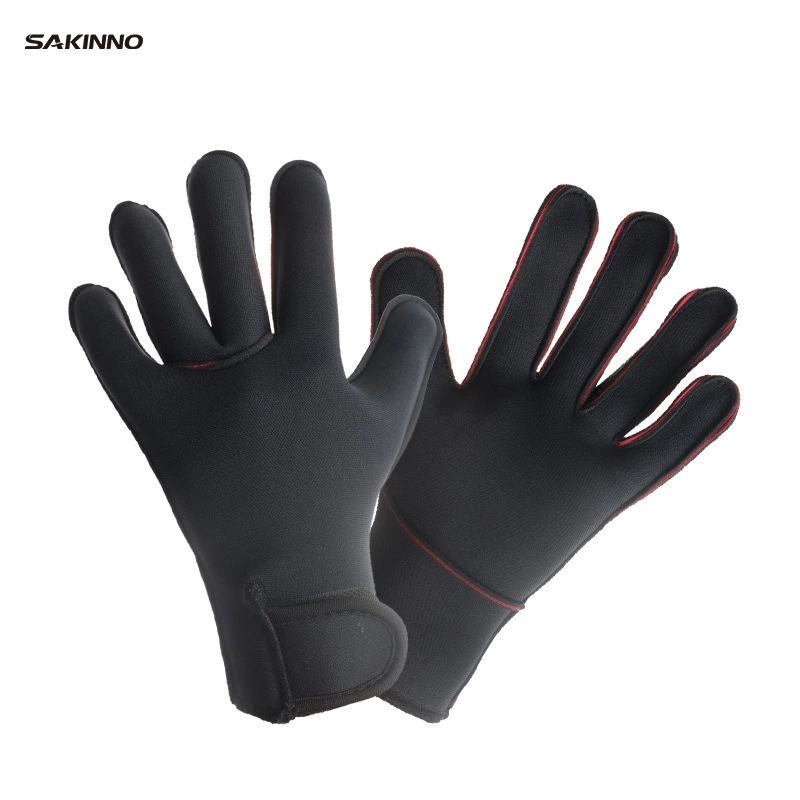 潜水手套防寒保暖户外钓鱼手套 浮潜防刮伤潜水户外游泳 海钓