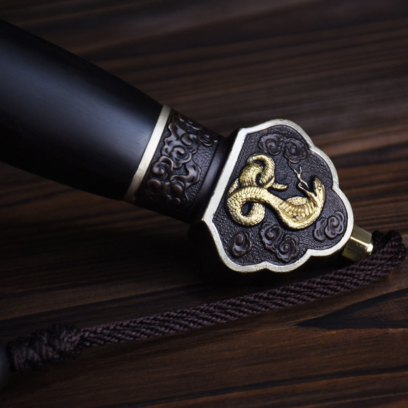 金属工艺品八面未开刃宝剑手工锻打花纹钢唐剑影视刀具收藏未开刃