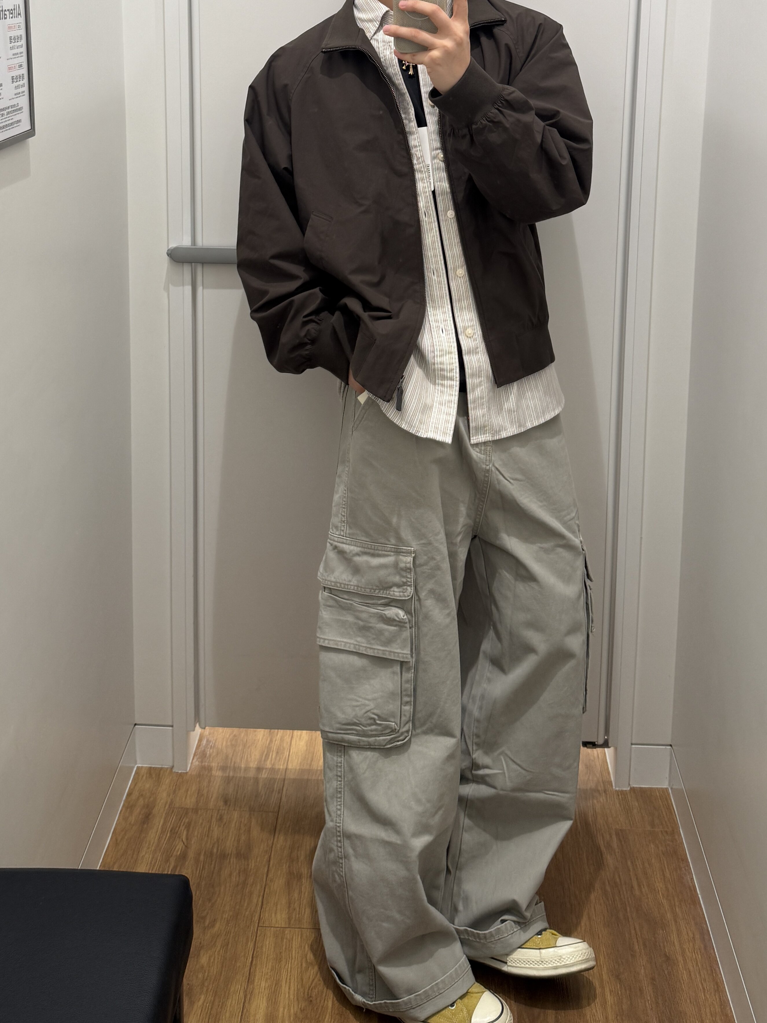 SSLstudio复古做旧法工休闲裤
