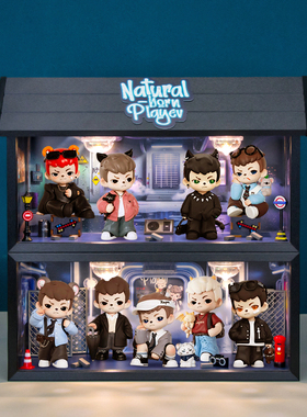 适用TNTSPACE4代Rayan哥哥天生玩家系列盲盒手办收纳场景展示盒