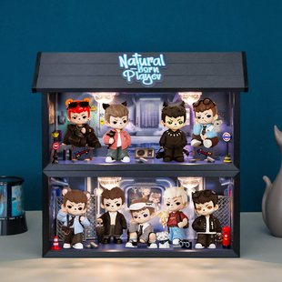 适用TNTSPACE4代Rayan哥哥天生玩家系列盲盒手办收纳场景展示盒