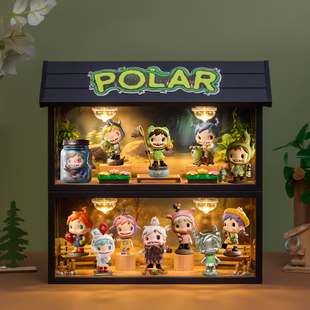 适用POPMART泡泡玛特POLAR宝拉第二季林边秘径系列盲盒收纳展示盒