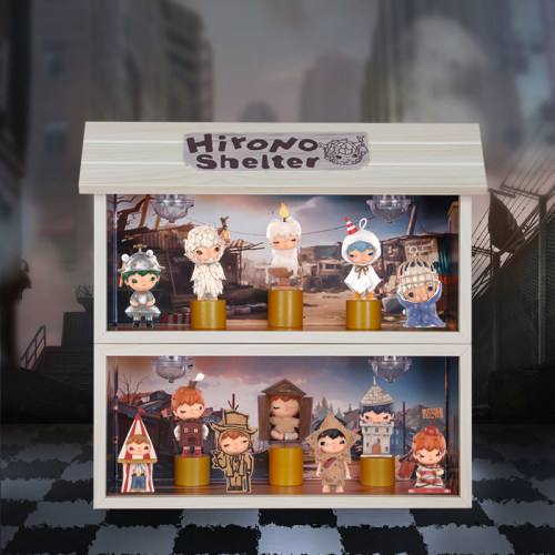 Hirono小野六代庇护所盲盒展示盒