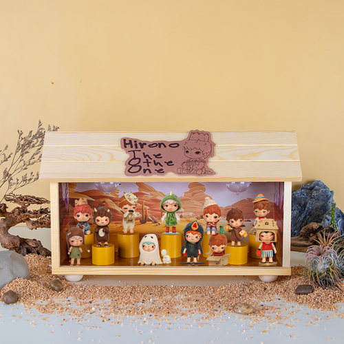 小野盲盒手办收纳展示场景礼物