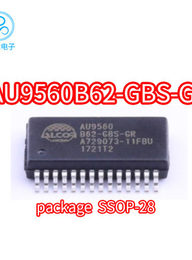 贴片AU9560B62-GBS-GR 封装SSOP-28 USB智能卡 AU9560B62-GBS-GR