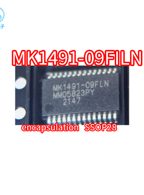 原装芯片MK1491-09FILNTR MK1491-09FILN 贴片SSOP-28 时钟合成器