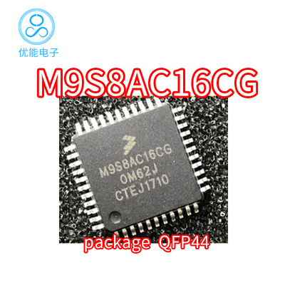 进口芯片 微控制器MC9S08AC16CFGE  贴片 M9S8AC16CG 封装QFP44