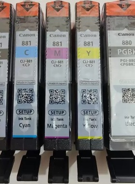 佳能原装PG-880PGBK黑色 TS8280 9180 9580 TR8580 6380 881墨盒