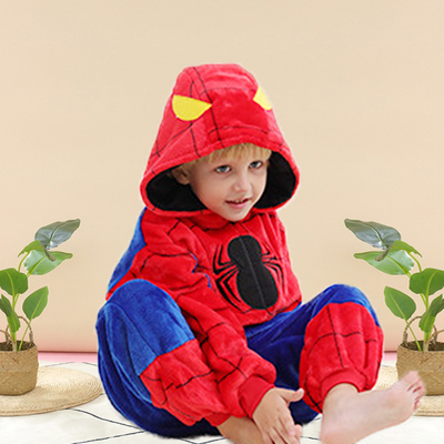 3万圣节儿童蜘蛛侠cosplay衣服冬