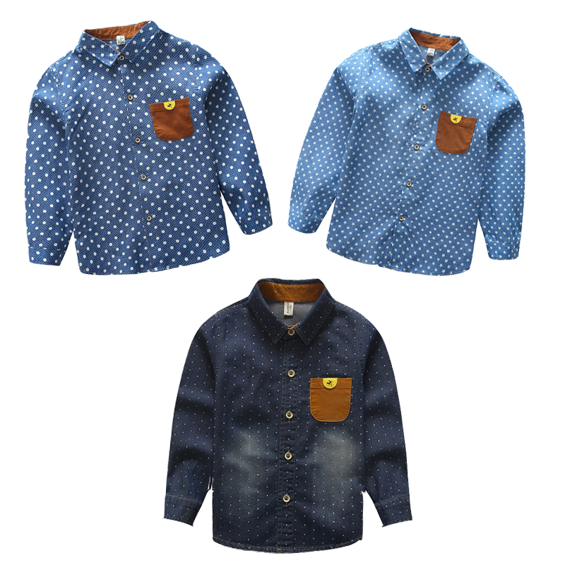 Chemise garcon à manche longue - Ref 2078357 Image 1