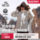 伯希和户外800蓬羽绒服女2025新款 男连帽登山外套防风鹅绒派克服
