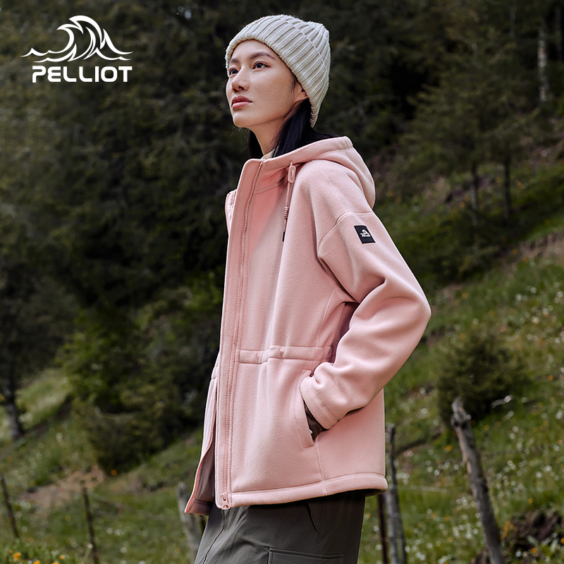 伯希和户外抓绒衣女柔软亲肤外套