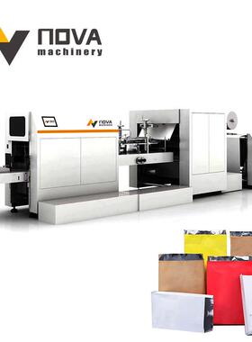 新款全自动高速尖底开窗纸袋机NWJD-G350J