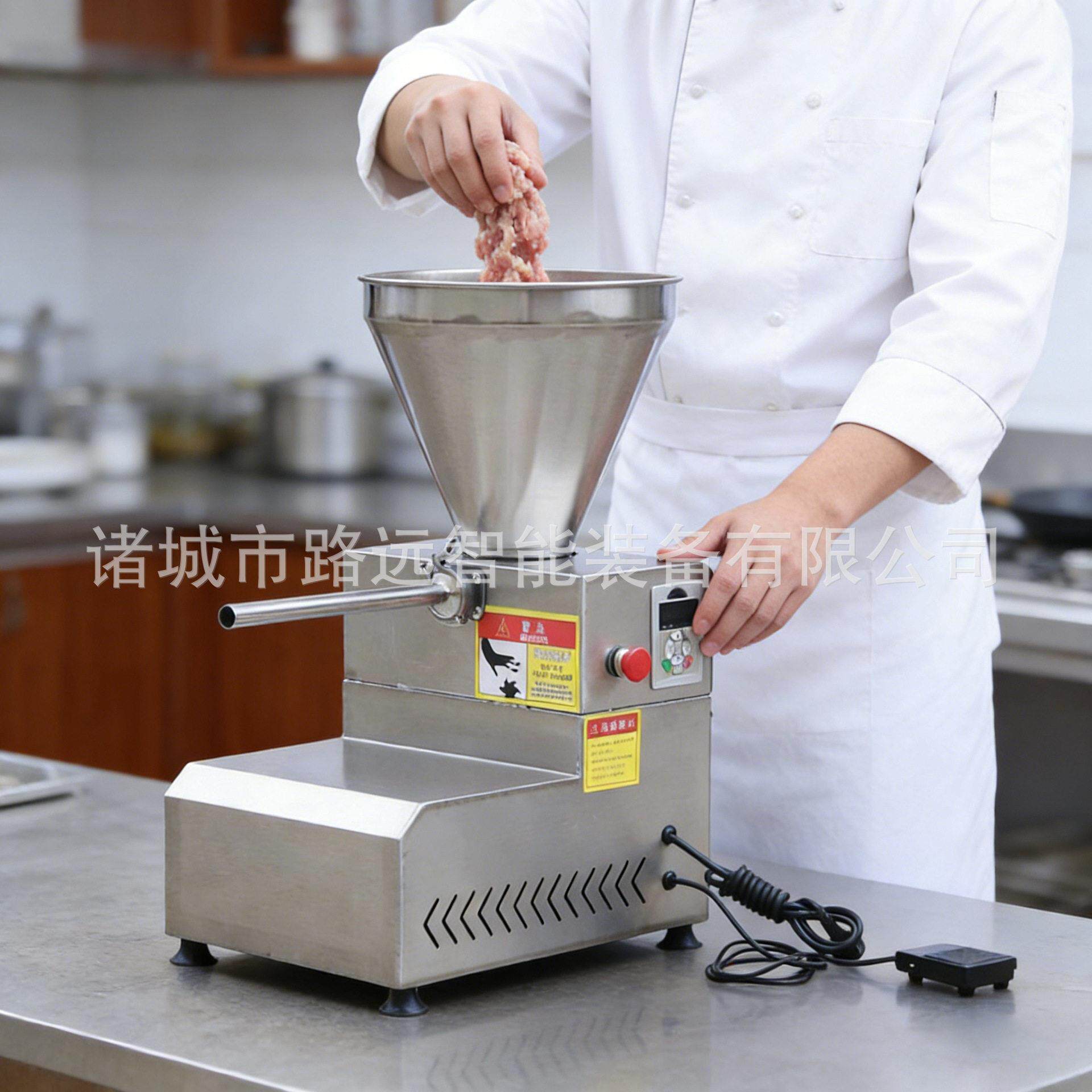 商用全自动灌肠机台式灌肠机香肠腊肉肠火腿肠灌装机