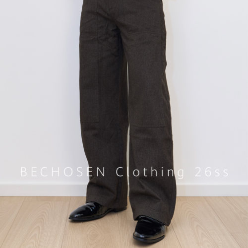 BECHOSEN美拉德新贵极简通勤宽松质感垂坠直筒阔腿休闲裤