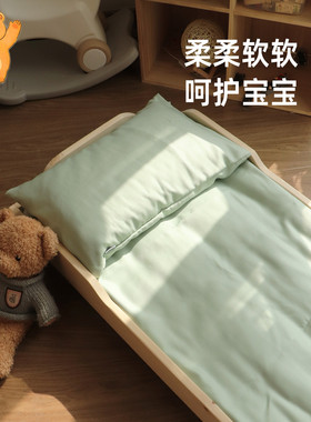 幼儿园床褥套宝宝纯天然竹纤维透气夏天凉席垫套a类母婴级可机洗