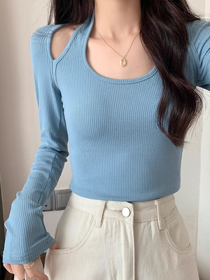 小众独特别致辣妹打底女上衣