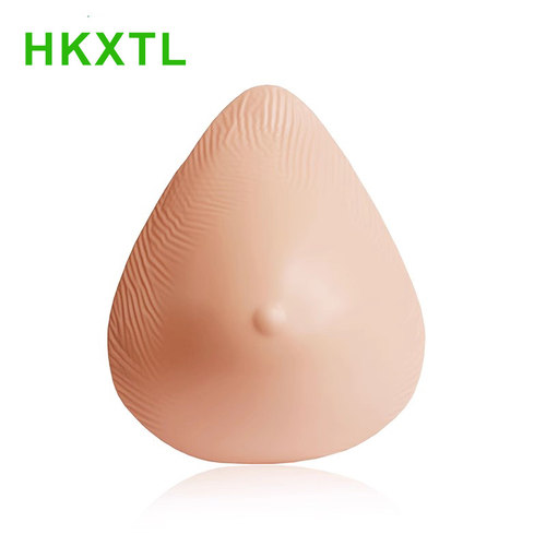 轻质义乳水滴三角形透气假胸假乳房手术义乳轻质仿真硅胶义乳TQS - 封面