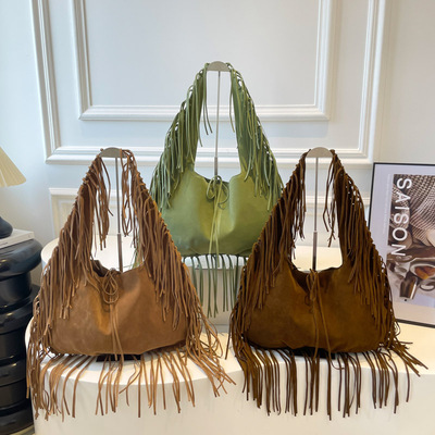 小众设计流苏腋下包休闲单肩包