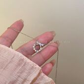 新款 精致日常高级感轻奢配饰小众气质百搭锁骨链 秋冬项链女款