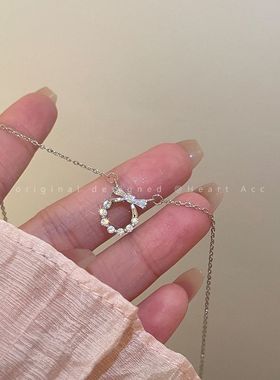 新款秋冬项链女款精致日常高级感轻奢配饰小众气质百搭锁骨链