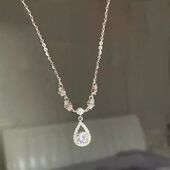 人鱼之泪项链女款 轻奢高级吊坠生日礼物 2025新款