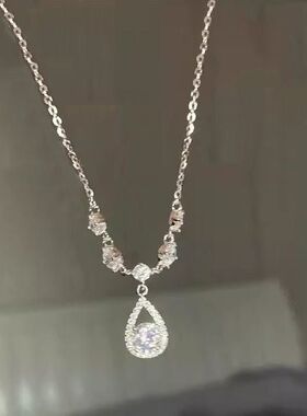 人鱼之泪项链女款2025新款轻奢高级吊坠生日礼物