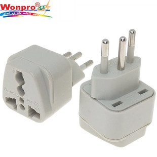 Wonpro稳不落巴西标万用转换插头三圆10A多功能电源插座WA 11CN