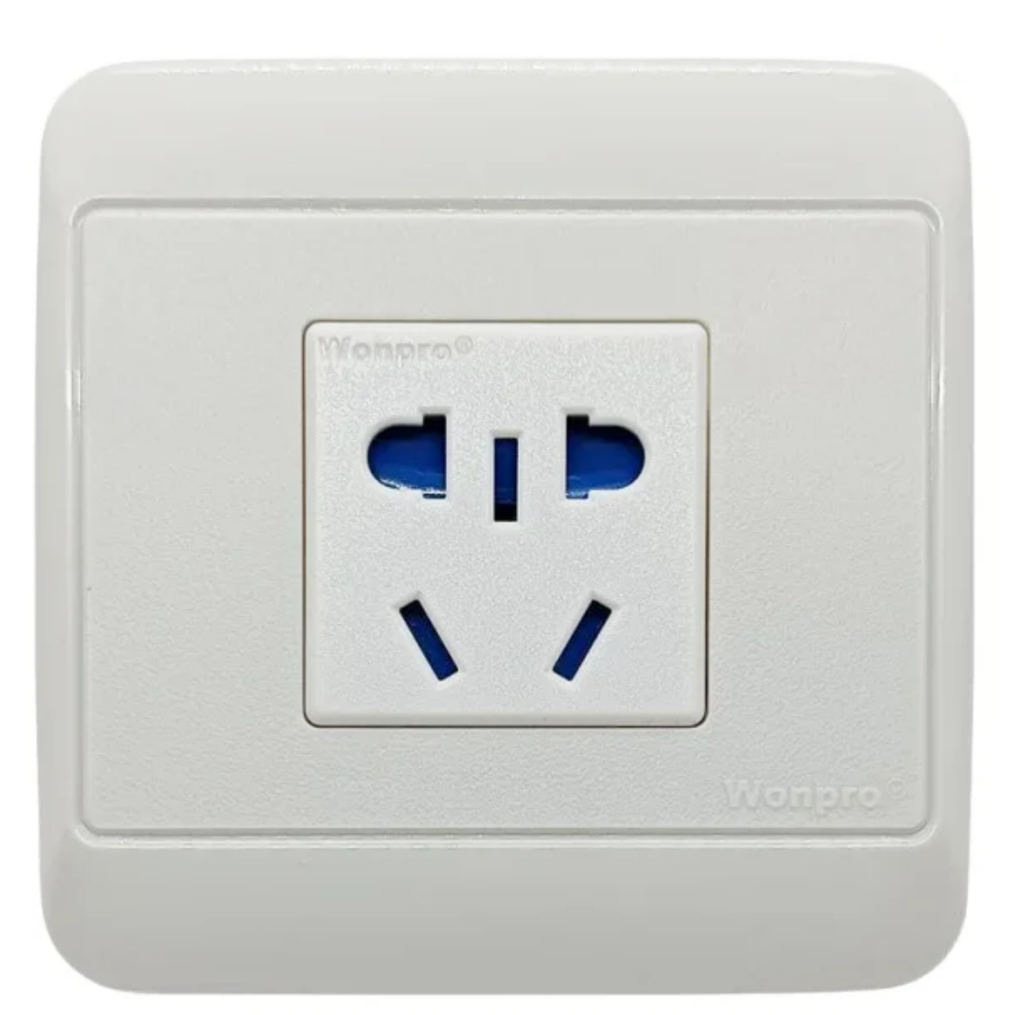 稳不落墙壁86型新国标5孔面板