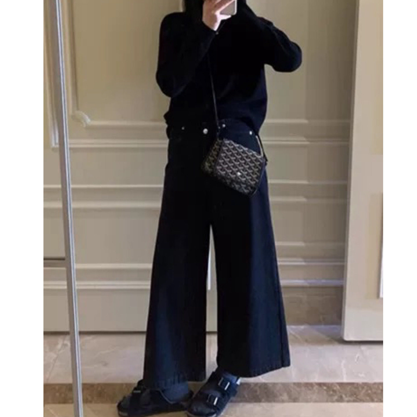 大碗plus定制大码女装肥妹妹mm阔腿牛仔秋季高腰宽松显瘦九分裤潮,女装/女士精品,大码裤装,淘宝优惠券,粉丝福利购,淘宝优惠卷