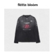 T恤复古水洗做旧 bloom韩国小众潮牌badblood长袖 现货 fletta