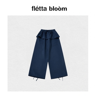【现货】fletta bloom韩国小众COYSEIO短裙裤假两件裤裙荷叶花边
